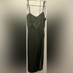 Zara Dark Green Midi Dress